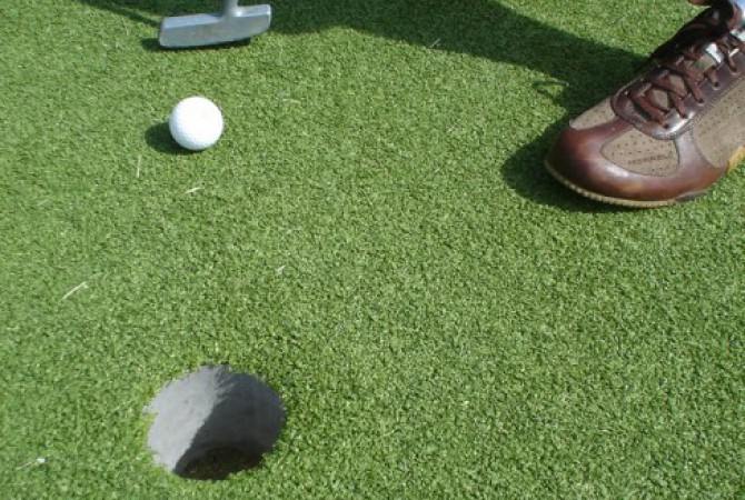 Kunstgras golfgreen